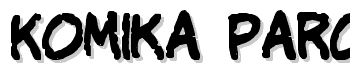 Komika-Parch font